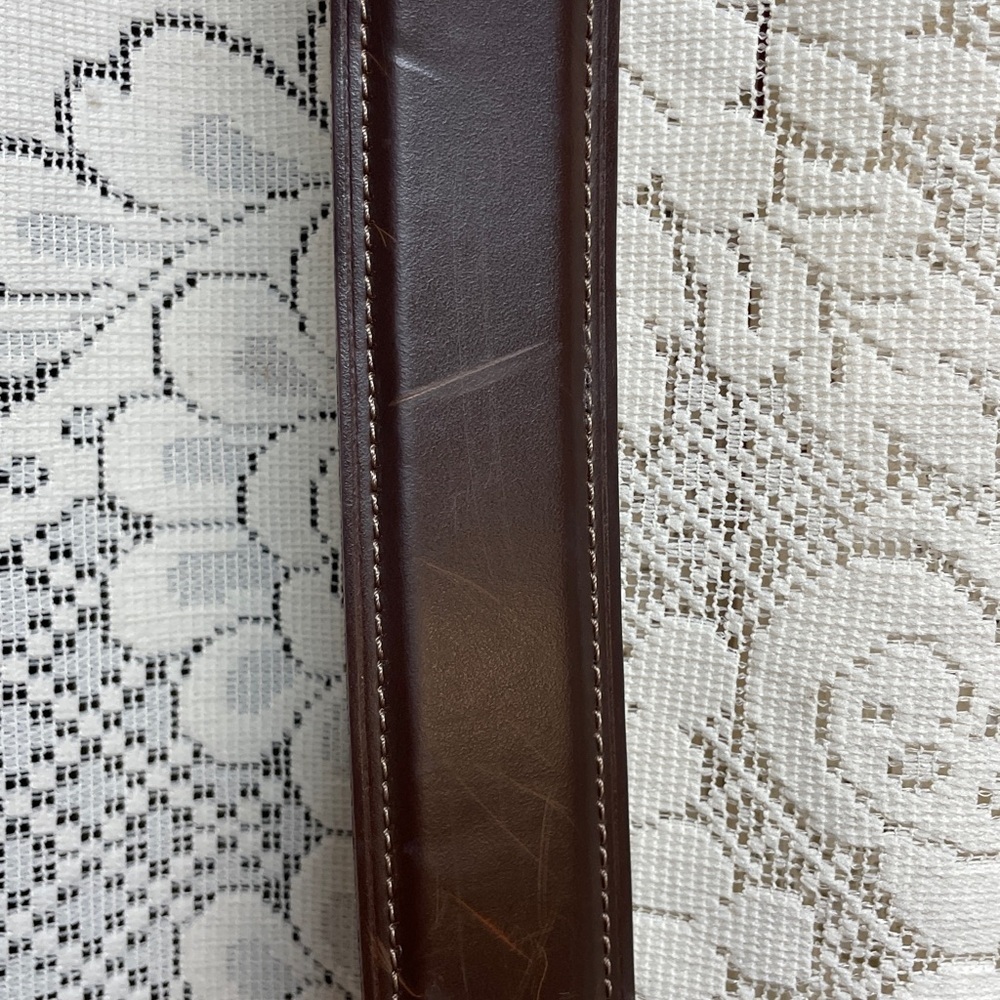 Columbia Dark Brown Leather Belt - Picture 7 of 9